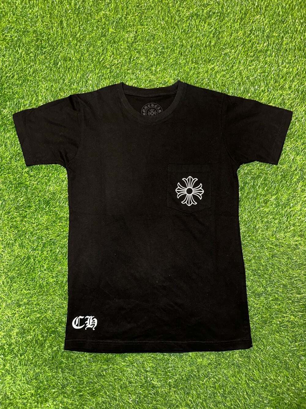 Chrome Hearts Plus Pocket T-Shirt Size S Black